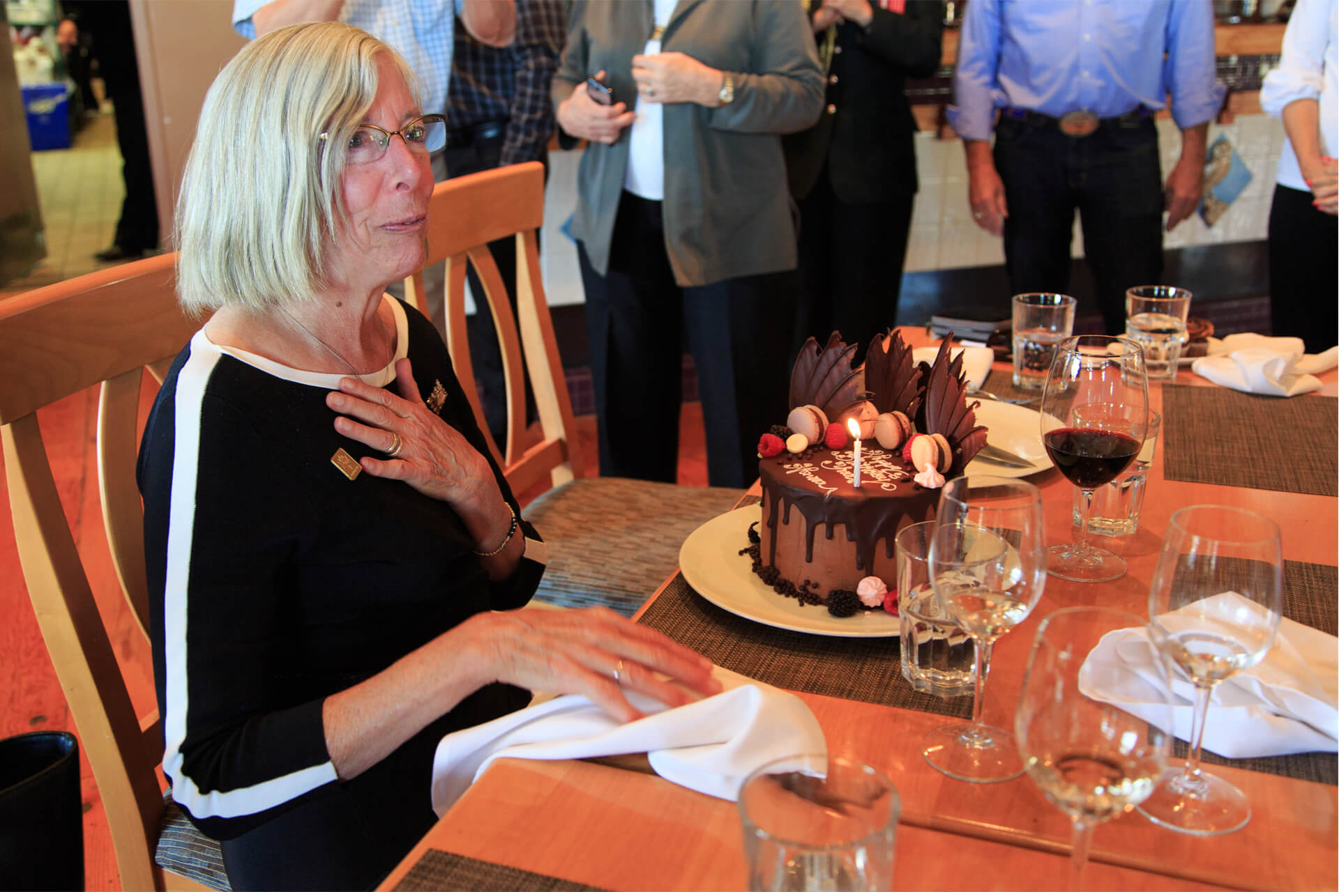 A special birthday cake for Lieutenant Governor Judith Guichon.