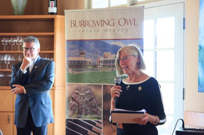 Burrowing Owl Estate Winery, Oliver. Winning wine: Cabernet Franc 2014